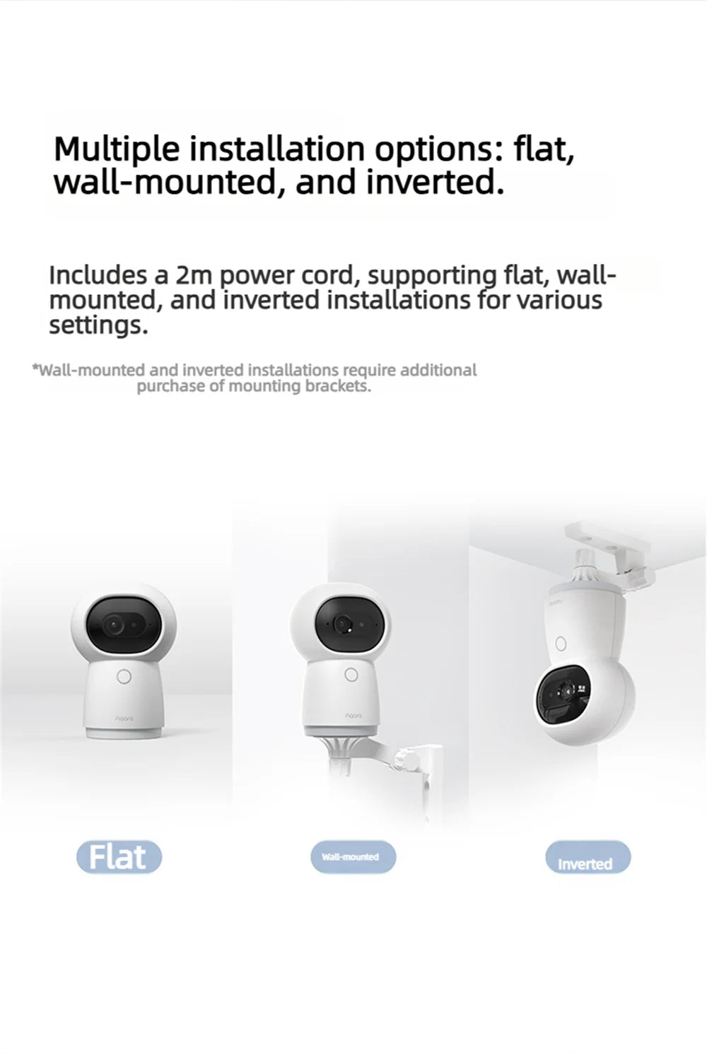 Aqara G3 Smart Camera Hub Gateway Edition WIFI 2.4/5GHz AI-Powered Recognition 2K HD 360-Degree For Homekit APP Peaceful Pleasures Health and Wellness