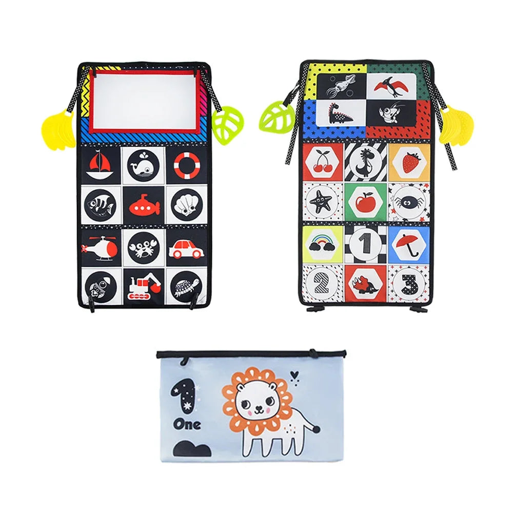 Baby Cloth Book Soft Distorting Mirror Montessori Toy Cartoon
