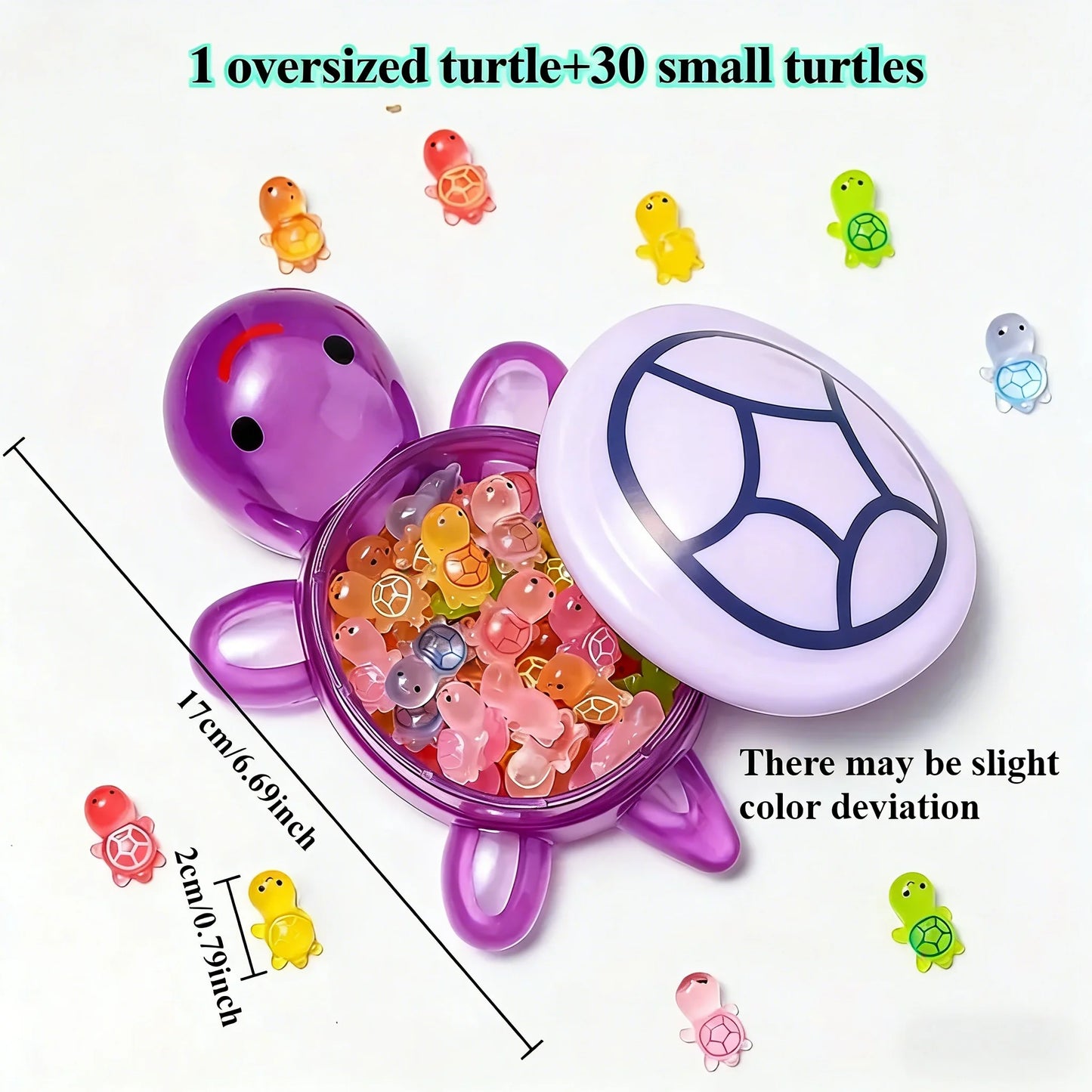 Glow-in-the-Dark Resin Turtle Statue | Bonsai Home Decor