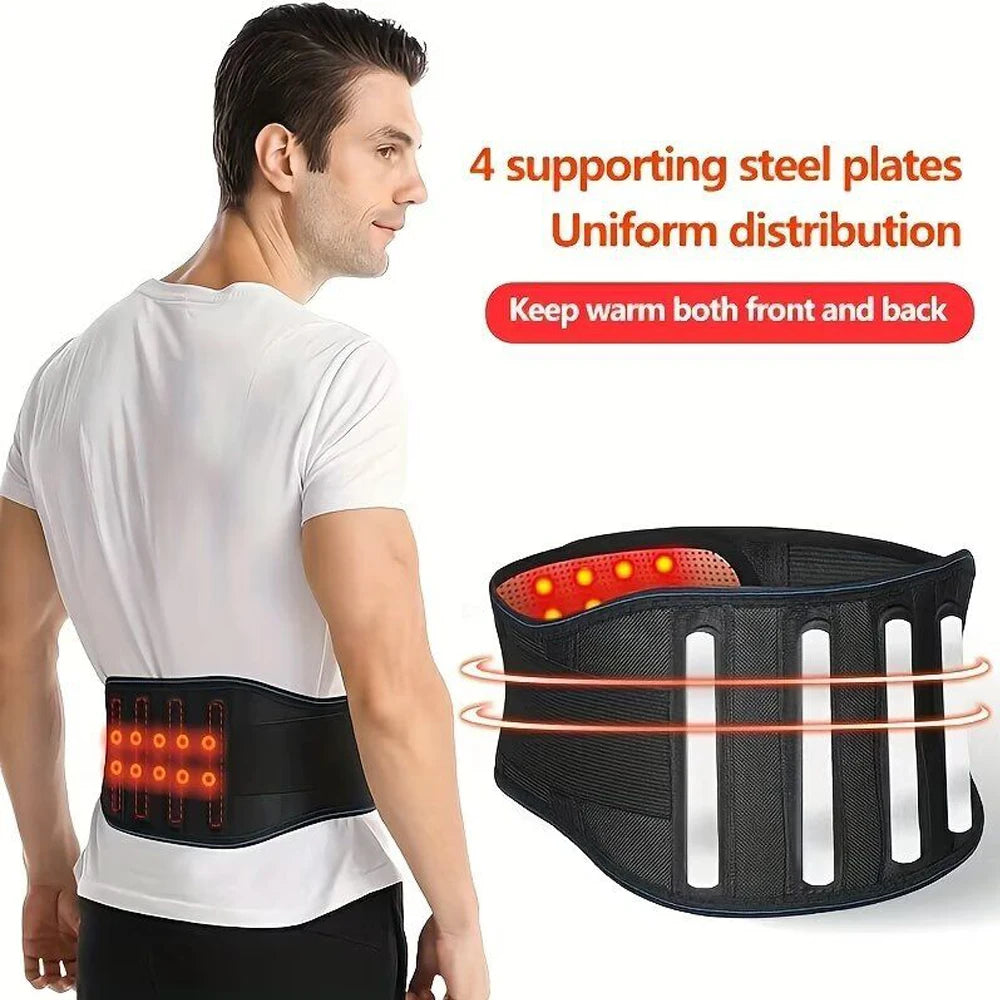 WEFITON Magnetic Self-Heating Lumbar Support Back Brace Lumbar Support Belt Peaceful Pleasures Health and Wellness