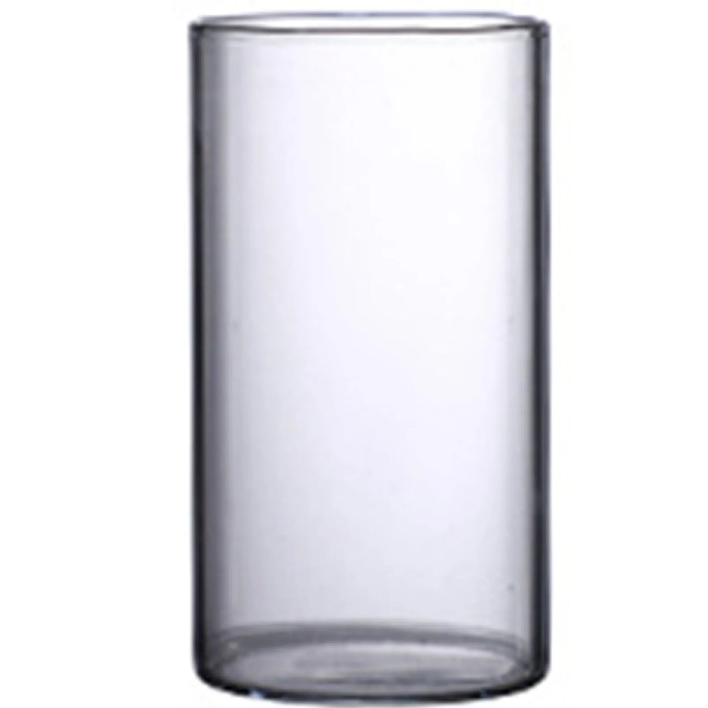 Hydroponic Flower Vase Modern Small Cylinder Flower Centerpiece Vases for Home Office Wedding Table Peaceful Pleasures Health and Wellness 5.5x10cm