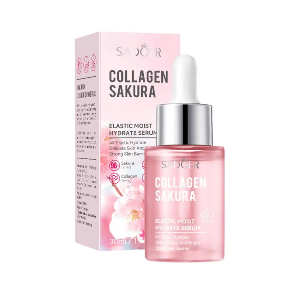 Collagen Face Serum Moisturizing Nourishsing Brighten White Lift Firming Smoothing Facial Beauty Skin Care Products 30ML Peaceful Pleasures Health and Wellness A 30ml