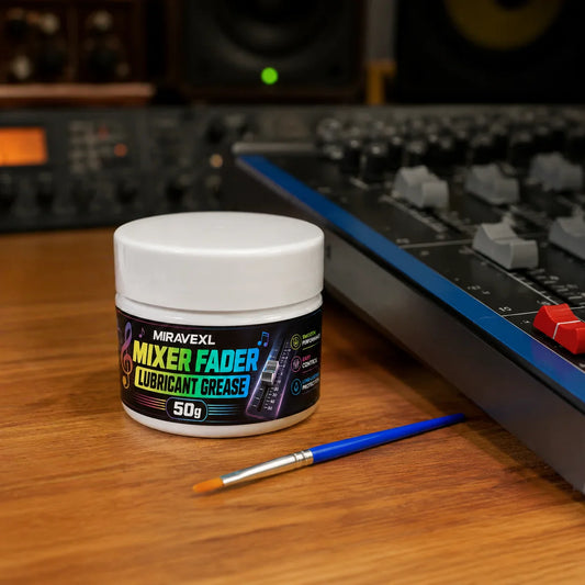 MIRAVEXL Mixer Fader Lubricant Grease 50g + Brush Kit Audio Fader Lubricant Oasis Select