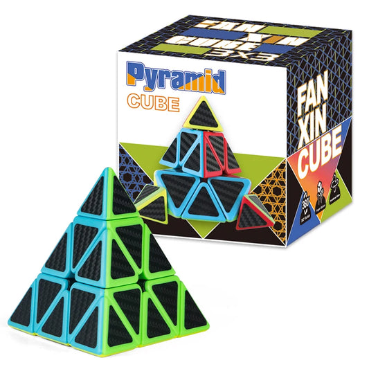 Pyramid Cube 3x3 Professional Special Speed Puzzle Toy Triangle Peaceful Pleasures Health and Wellness