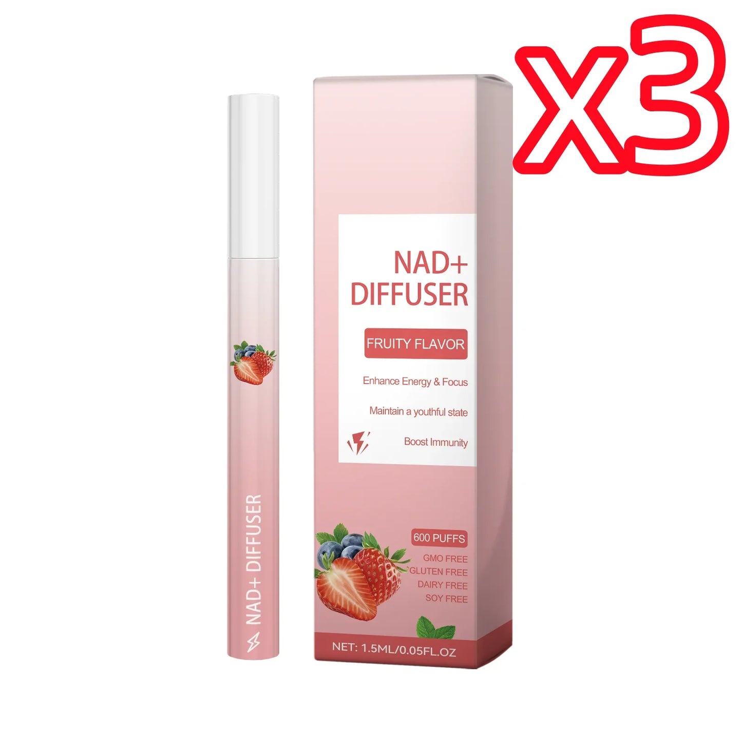 NAD+ Herbal Energy Diffuser Stick – Focus, Immunity & Calm