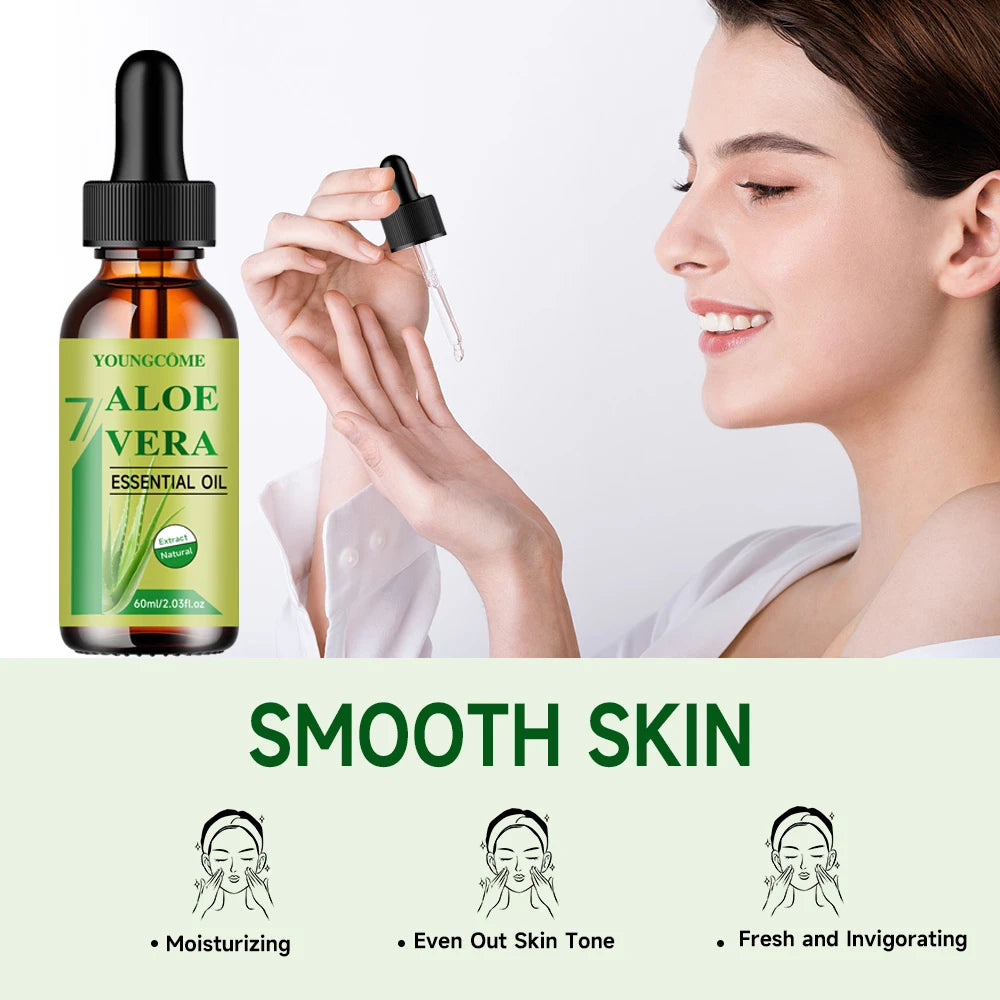 Aloe Vera Essential Oil – Anti-Aging Moisturizing Massage Body Oil Aloe Vera Body Oil Peaceful Pleasures Health and Wellness