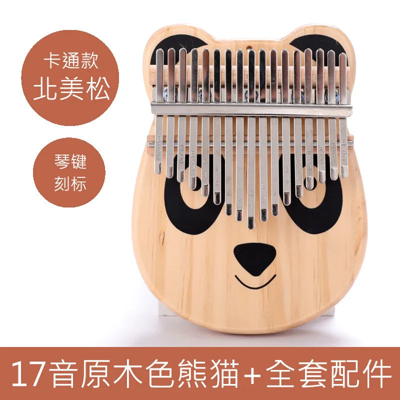 10 Note 17 Thumb Piano Cartoon Kalimba Peach Blossom Core