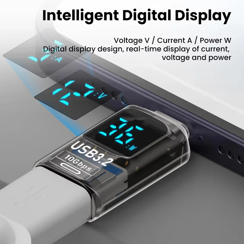 USB 3.2 USB-A to USB-C Adapter 10Gbps | Digital Display 60W