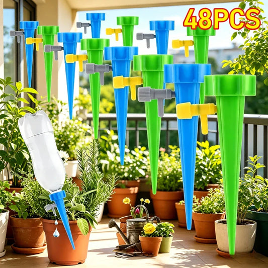 Automatic Drip Irrigation System – Adjustable Plant Waterer Drip Irrigation Kit Oasis Select