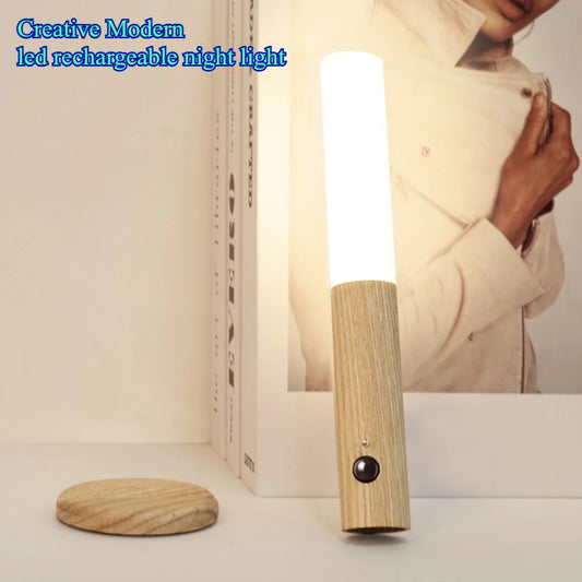 Motion Sensor LED Night Light – Rechargeable Magnetic Wall Lamp Motion Sensor Night Light Peaceful Pleasures Health and Wellness