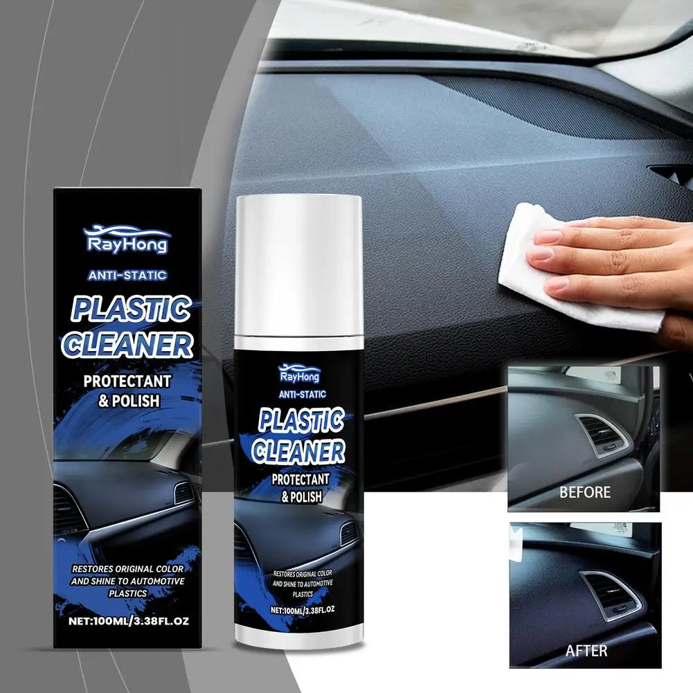 100ml Car Plastic Restorer Car Cleaning Products Plastic Leather Restore Car Polish Repair Coating Renovator Back To Black Gloss Peaceful Pleasures Health and Wellness