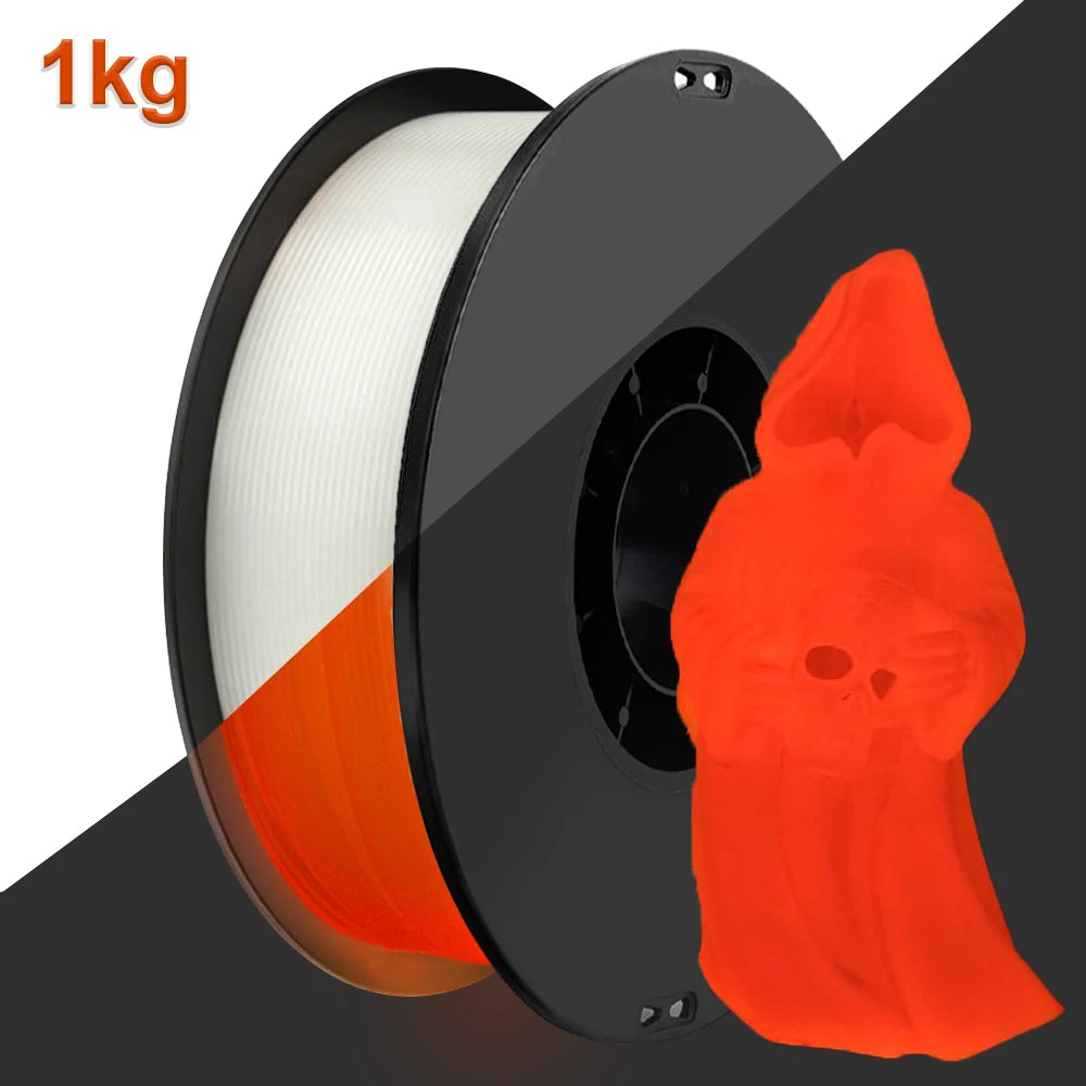 Glow Rainbow PLA Filament 1.75mm – Luminous Glow in the Dark