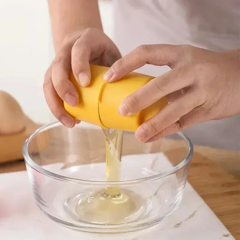 2026 New Egg Shell Opener Egg Raw Egg Cracker Separator Filter Beater Household Kitchen Baking Tools Kitchen Tools liuying Peaceful Pleasures Health and Wellness