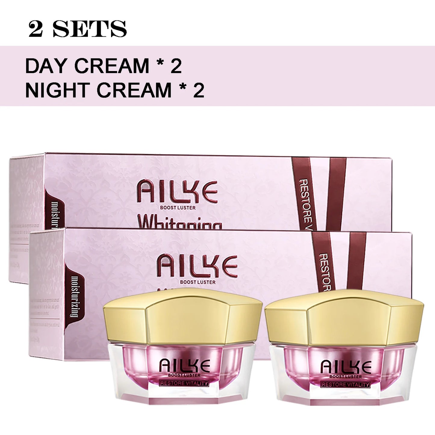AILKE Brightening Anti-Wrinkle Face Cream | Collagen & Hyaluronic