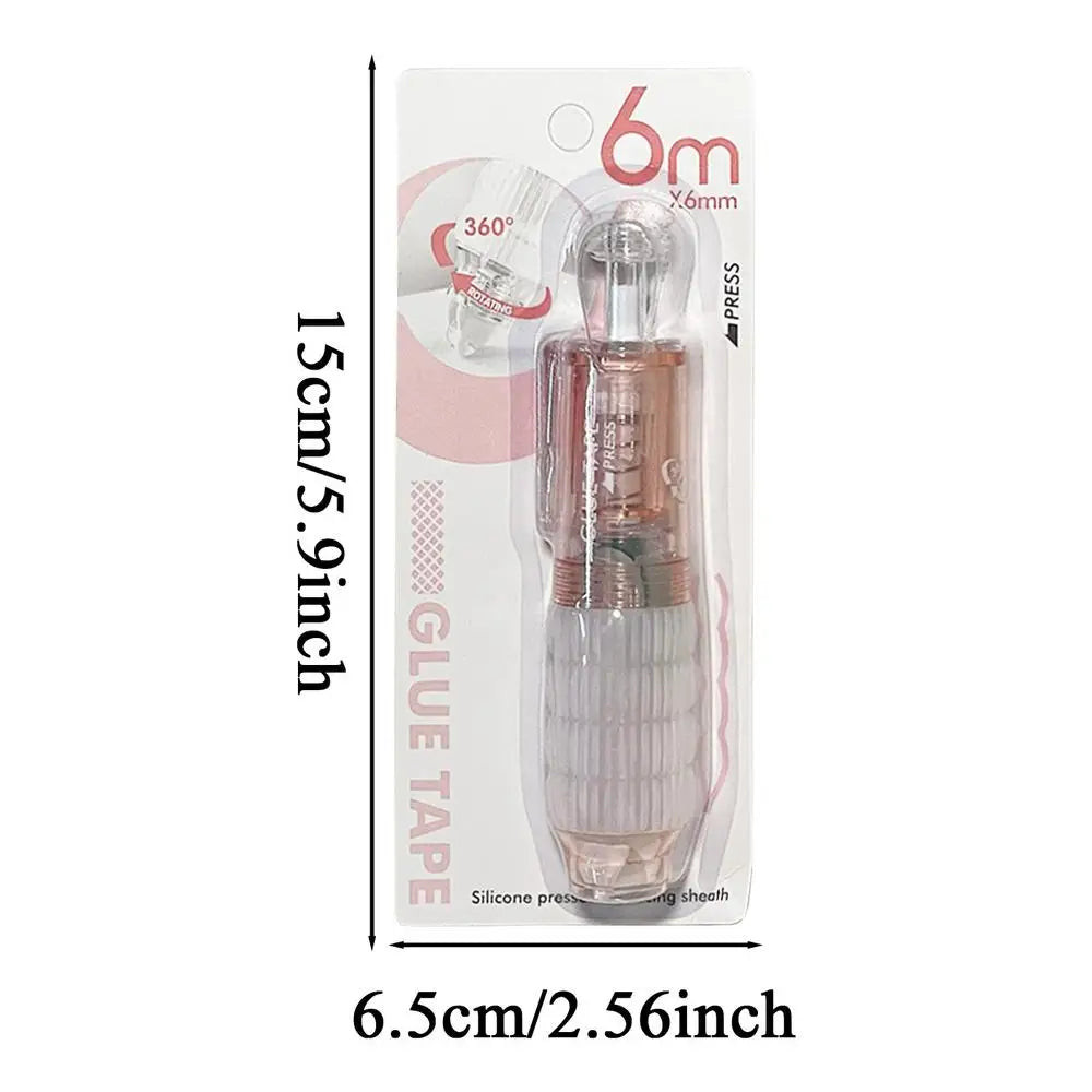 Press Type Glue Pen Erasable & Strong Adhesion Refillable Solid Glue Stick for Scrapbooking Cardmaking, Handmade Stationery Peaceful Pleasures Health and Wellness A