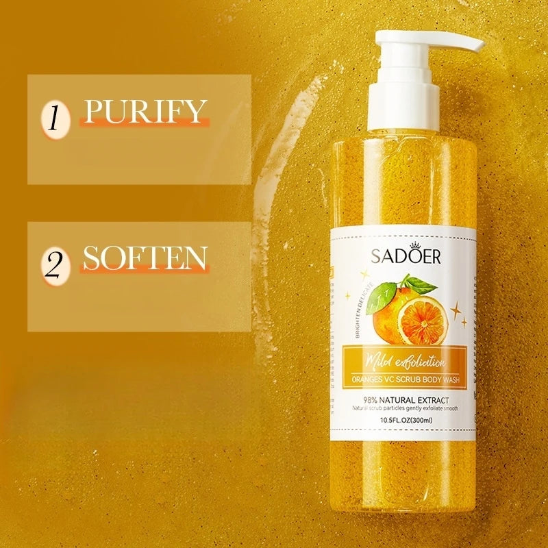 300ml Exfoliating Shower Gel | Brighten & Smooth Skin