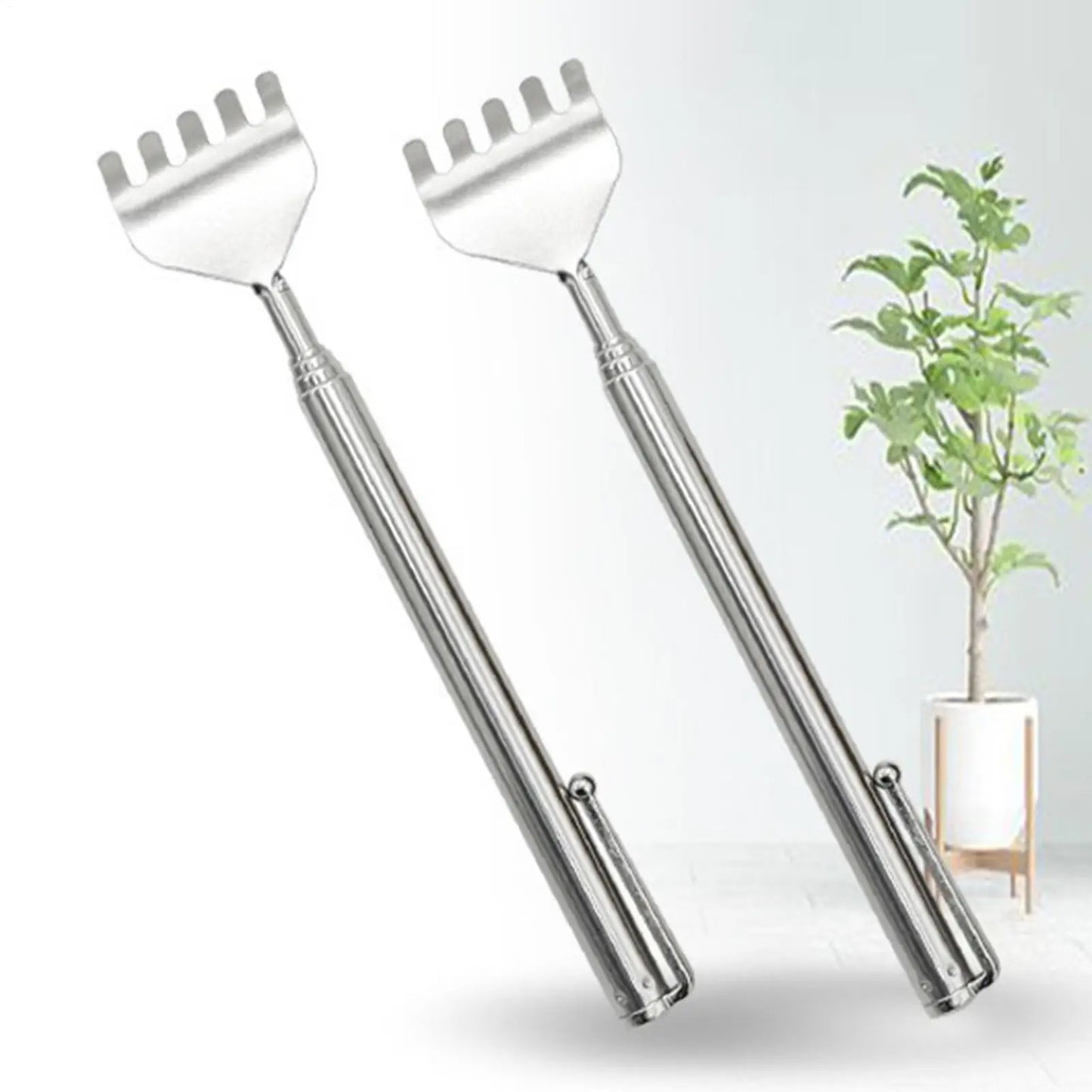Extendable Metal Back Scratcher – Telescoping Stainless Steel