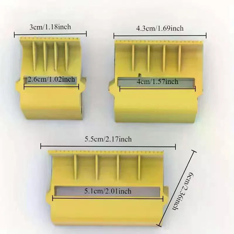 3-Piece Tape Dispenser Set with Cutter – Painting & Craft Tool
