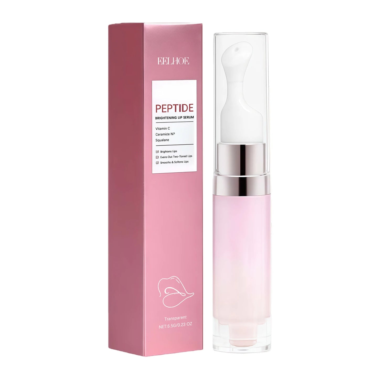 EELHOE Brightening Lip Serum – Lighten, Exfoliate & Moisturize Brightening Lip Serum Peaceful Pleasures Health and Wellness Transparent Color