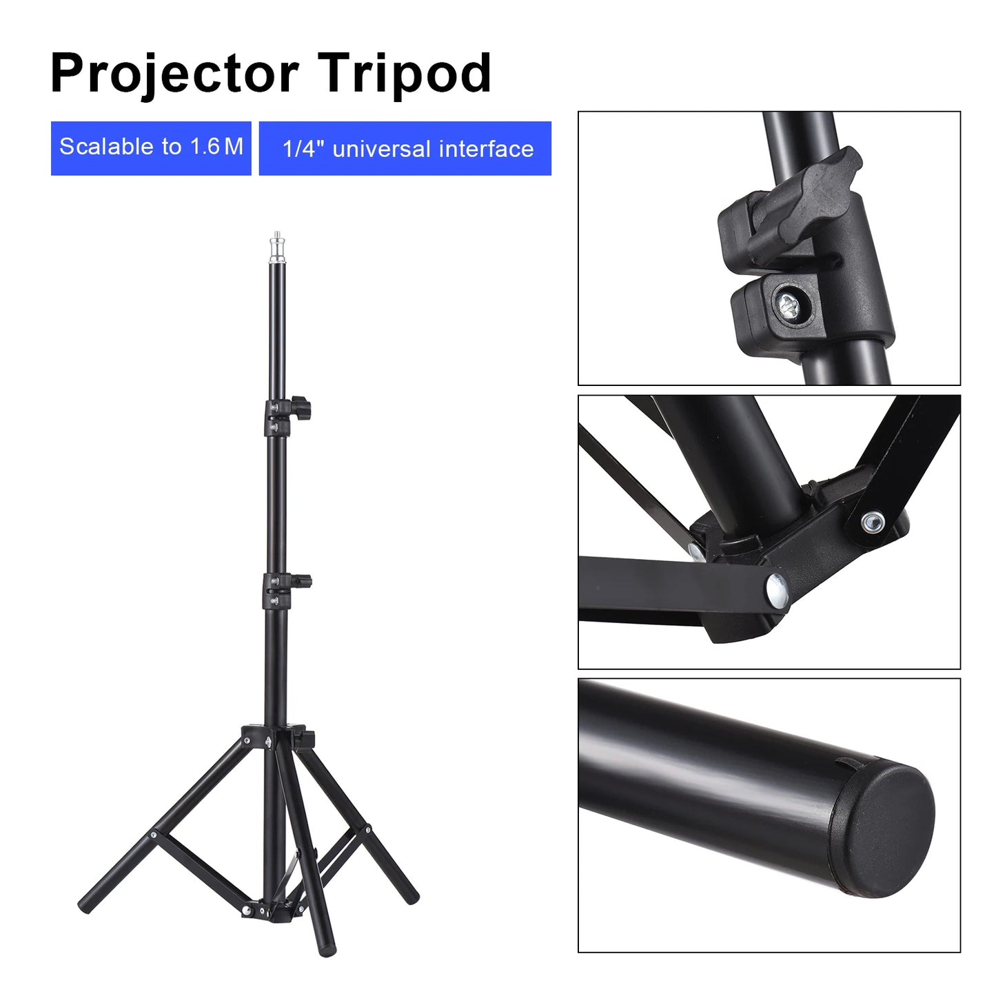 Arealer Aluminum Projector Tripod Stand | Adjustable Height