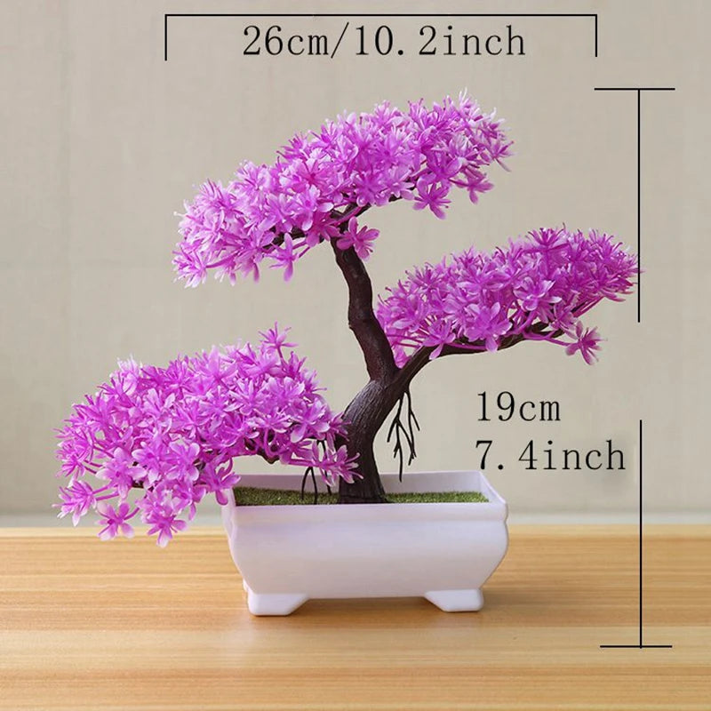 Artificial Bonsai Tree Fake Plant – Indoor & Outdoor Décor