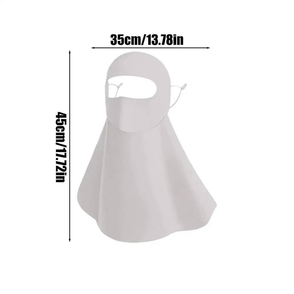 UV Protection Full Face Mask – Breathable Outdoor Sun Cover
