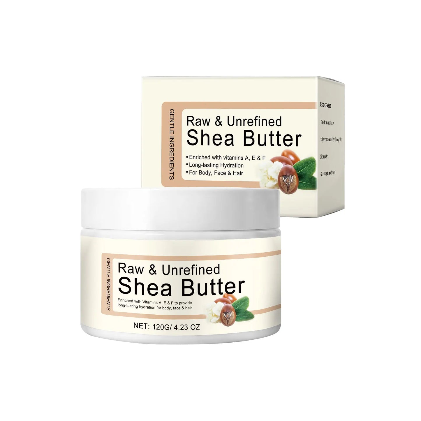 Tallow Shea Butter Moisturizing Body Lotion Barrier Skin Repair Improve Roughness Antioxidant Long Lasting Nourishing Skin Cream Peaceful Pleasures Health and Wellness 120g