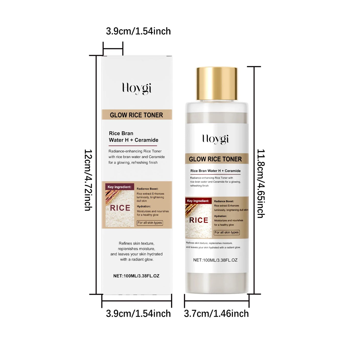 Hoygi Rice Toner – Brightening, Hydrating & Pore Refining