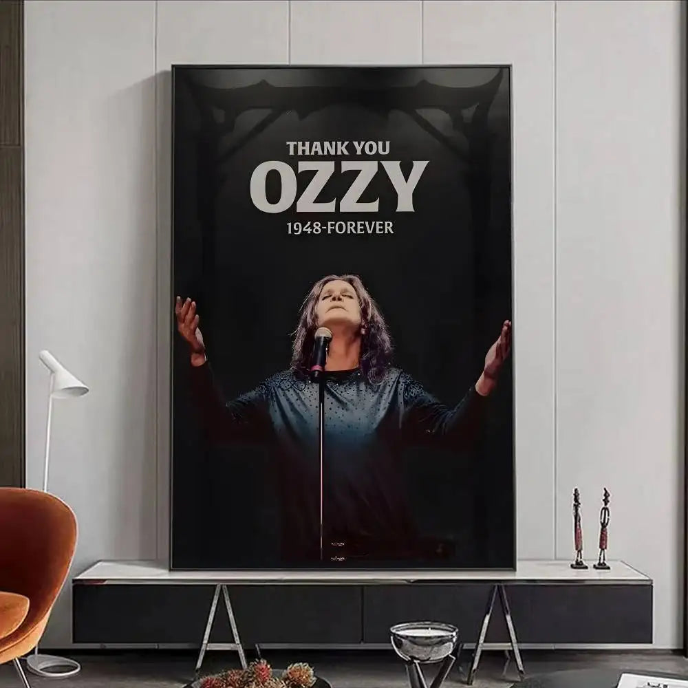Ozzy Osbourne HD Wall Poster | Waterproof PVC Music Decor