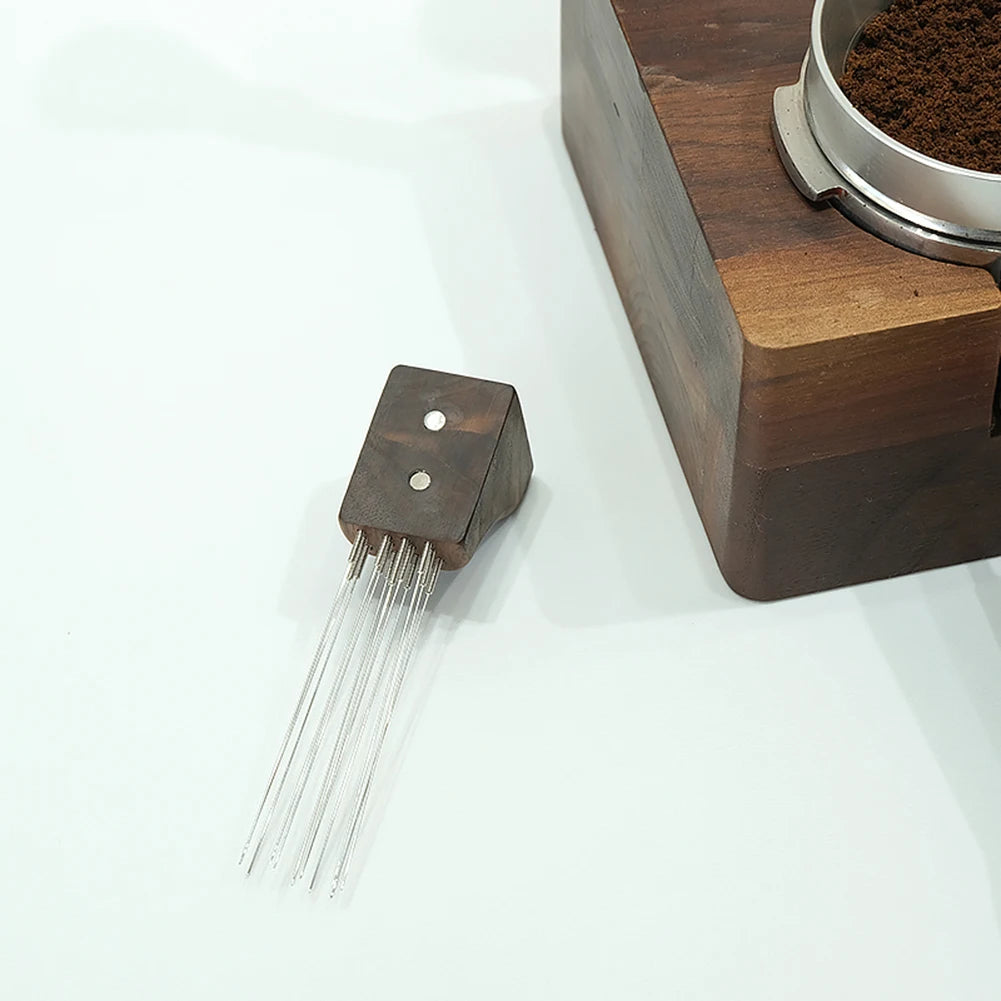 Espresso-Coffee Distribution Tool With Magnetic Design Multifunctional Coffee Powder Dispersing Needle Great Present Idea Peaceful Pleasures Health and Wellness