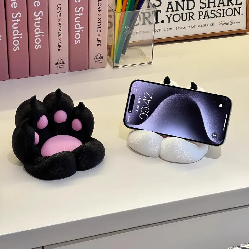 Cute Cat Claw Phone Holder – Desktop Stand & Desk Ornament Desktop Phone Stand Peaceful Pleasures Health and Wellness