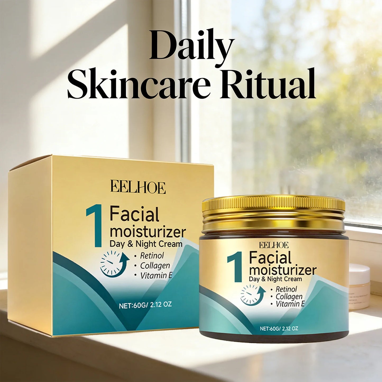 Retinol Skin Care Cream Improving Skin Elasticity Softening Brightening Skin Reducing Dullness Shrink Pores Firming Moisturizer Peaceful Pleasures Health and Wellness