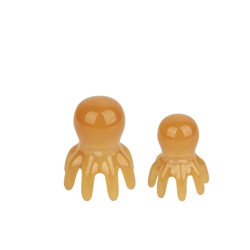 Octopus Head Massager Comb – Portable Gua Sha Scalp Tool