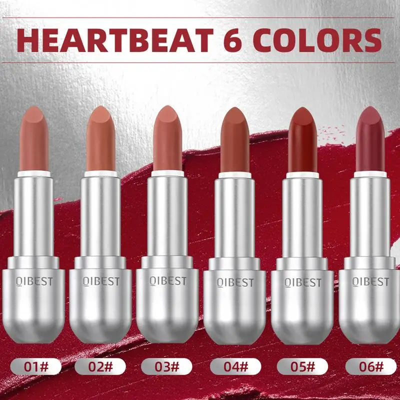 Waterproof Matte Lipstick – Long-Lasting Velvet Nude & Bold Shades