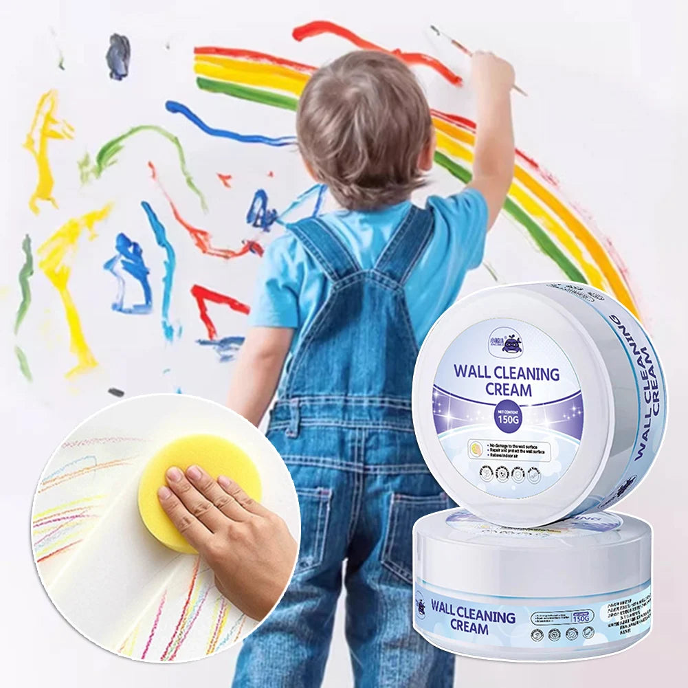 Multi-Purpose Wall Cleaning Conditioning Cream Stain Removal Powerful Renovation Solid-Paste Easy Application Wall Repair Tool Peaceful Pleasures Health and Wellness