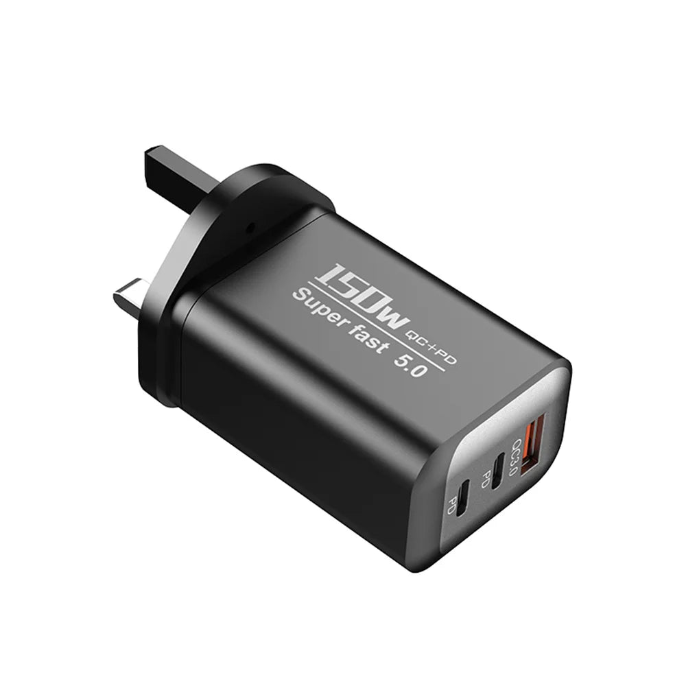 150W USB-C PD Fast Charger Quick Charge 3.0 | EU US UK Plug