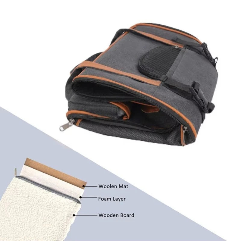 Anti Collapse Pet Carrier Bag with Multiple Storage Pockets Travel Handbag for Dog Cat Puppy Rabbits Small Pets Peaceful Pleasures Health and Wellness