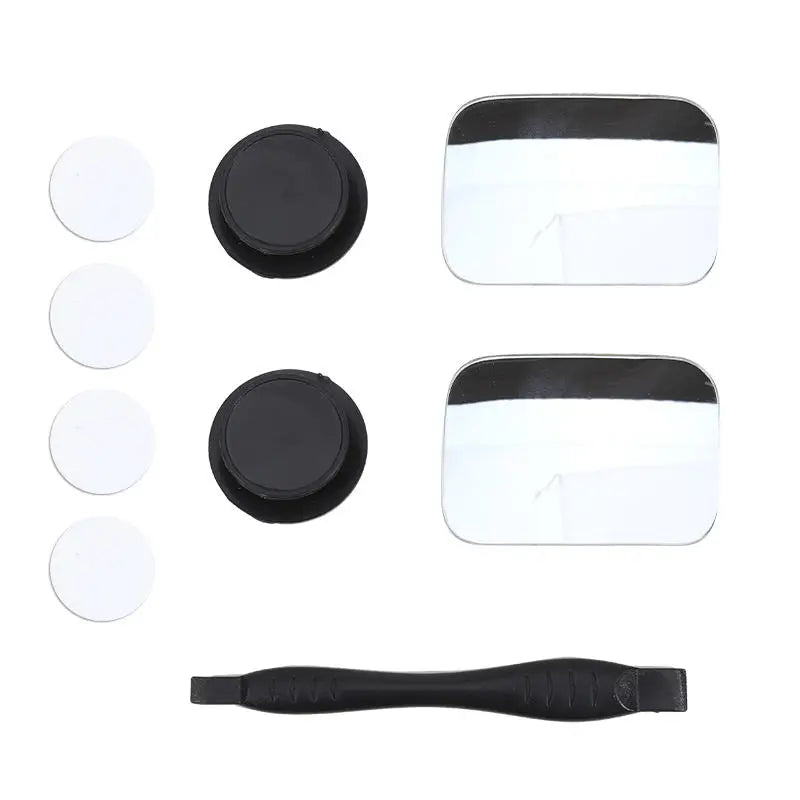 360° Adjustable Car Rearview Mirror Wide-angle Reversing Assist Blind Spot Mirror For Novice Parking Observed Car Modification Peaceful Pleasures Health and Wellness