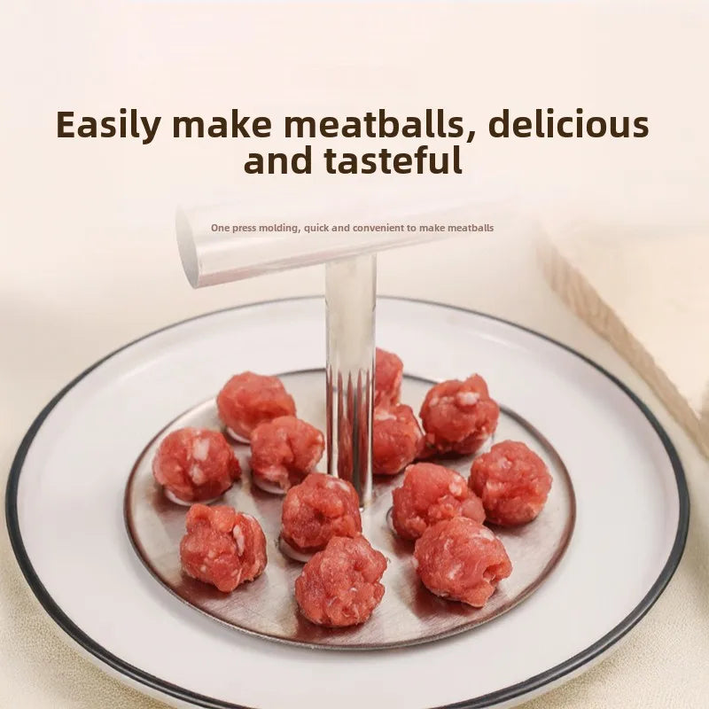 Household 12 Wells Stainless Steel Pill Press Kitchen Mold Rice-meat Dumplings Maker Manual Pressing Pill Making Meatball Mould Peaceful Pleasures Health and Wellness