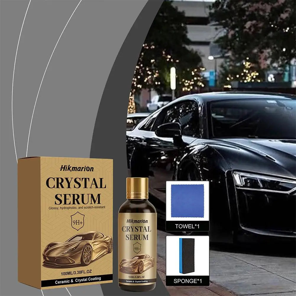 100ML Ceramic&crystal Coating 9h+ Car Crystal Serum Scratch & Abrasion Resistant Prevents Aging And Yellowing Peaceful Pleasures Health and Wellness