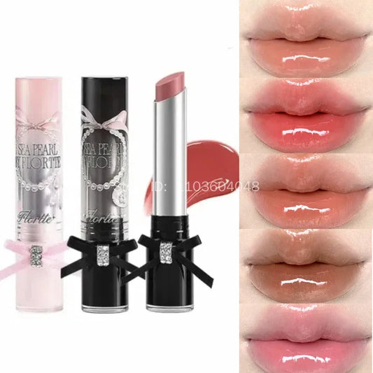 FLORTTE Glass Sea Solid Lip Gloss Mirror Glaze & Lip Tint Solid Lip Gloss Peaceful Pleasures Health and Wellness