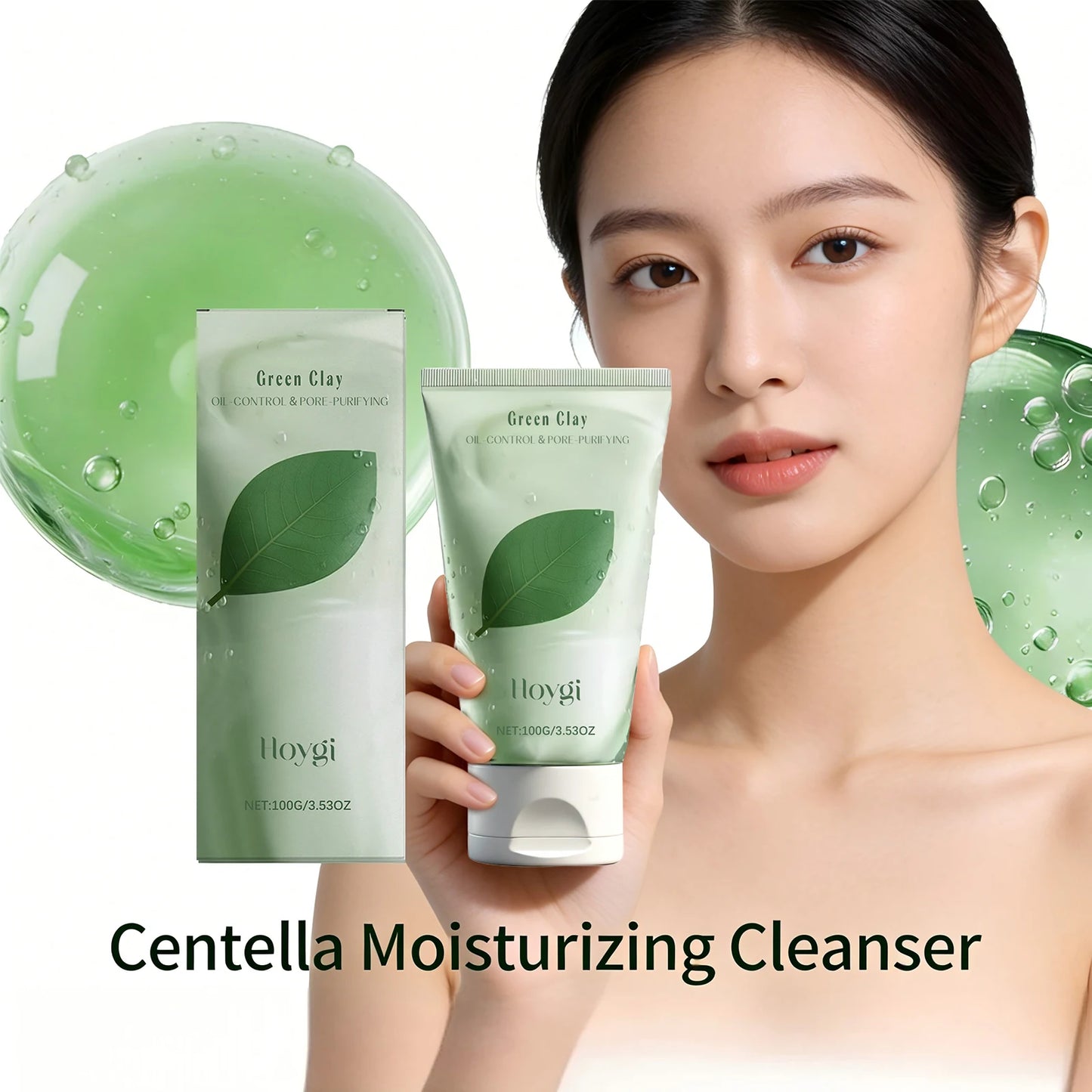 Centella Facial Cleanser Cleansing Pores Reduce Blackheads Removal Dirt Repair Damaged Barrier Improve Dullness Skin Brightening Peaceful Pleasures Health and Wellness