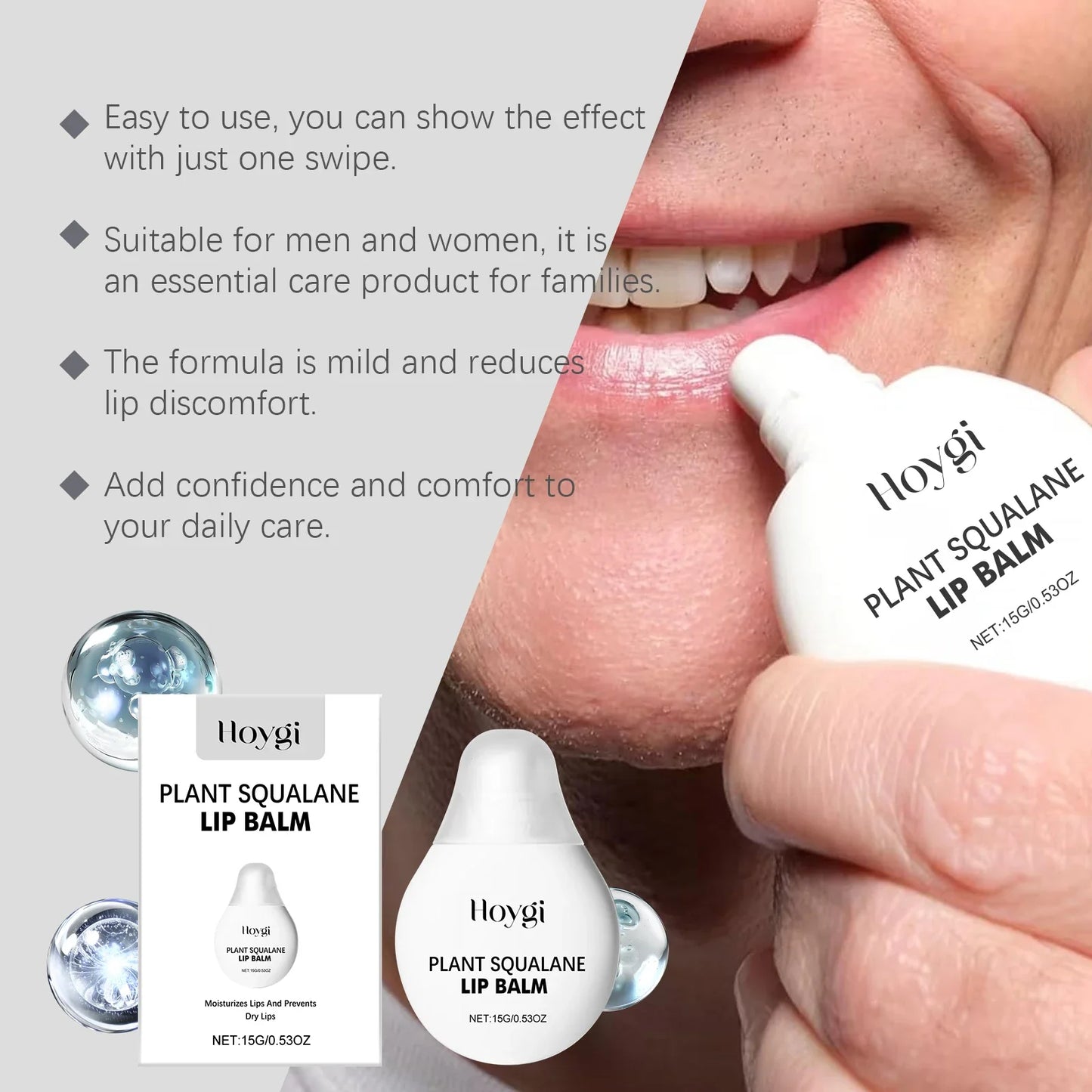Hoygi Nourishing Lip Balm – Deep Moisture & Gentle Exfoliation