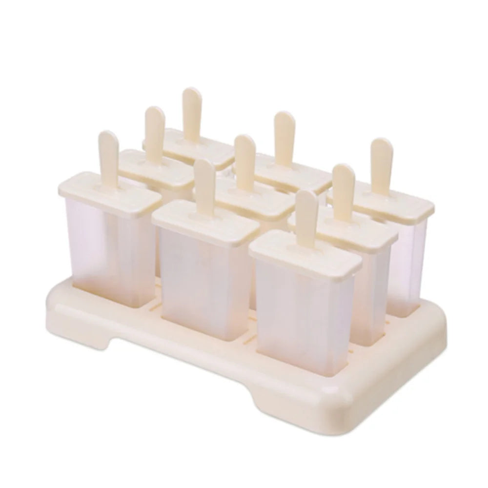 DIY Popsicle Mold Set – 9-Cavity Ice Lolly Maker with Tray
