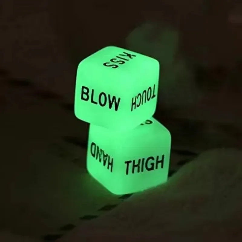 Glow in the Dark Dice 16mm – Acrylic Party Game Dice