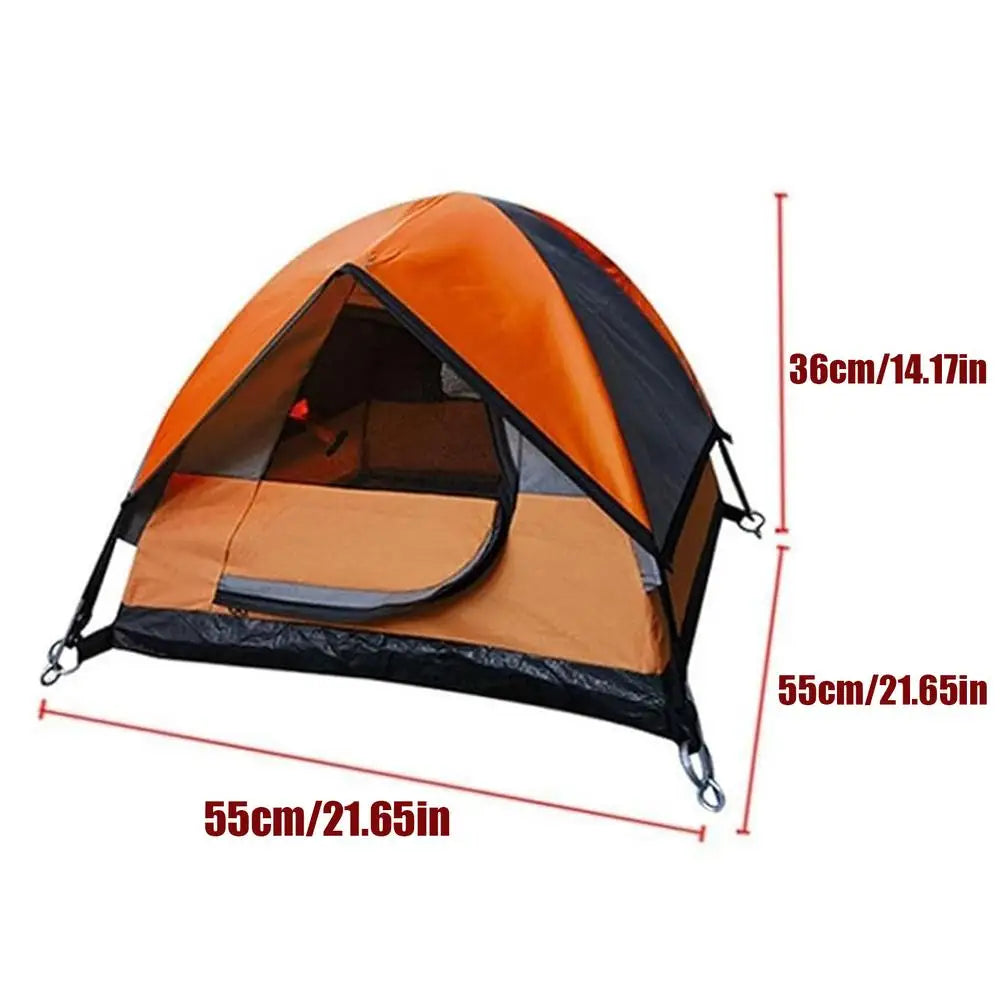 Cat Tent House Small Outdoor House Camping Tent For Pets Cat Tent For Outside Portable Pet Ten For Cats Dogs Small Pets Puppies Peaceful Pleasures Health and Wellness Orange Brazil