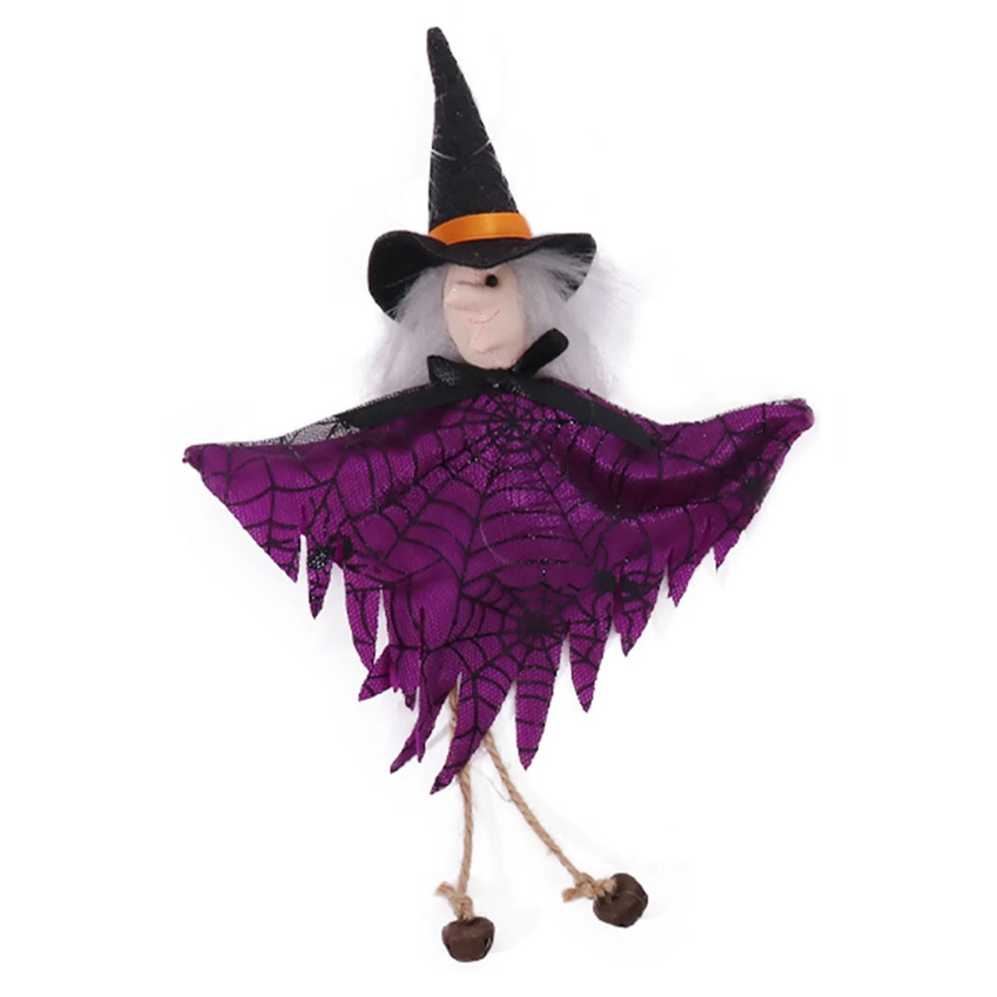 Halloween Hanging Decor Tree Ornaments Pumpkin Ghost Witch Pendant for Home Indoor Outdoor Party Peaceful Pleasures Health and Wellness Witch