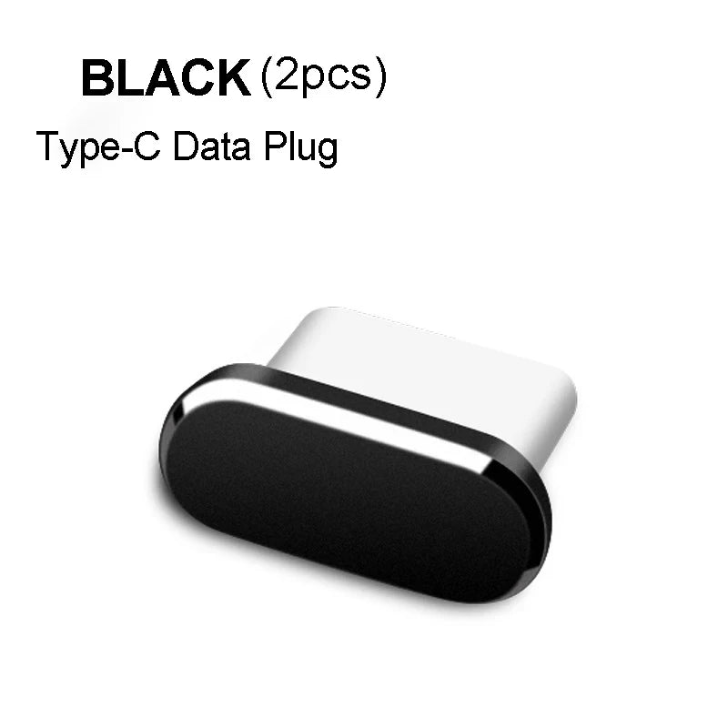 Metal Type-C Dust Plug USB Port Protector Cap – 2 Pack