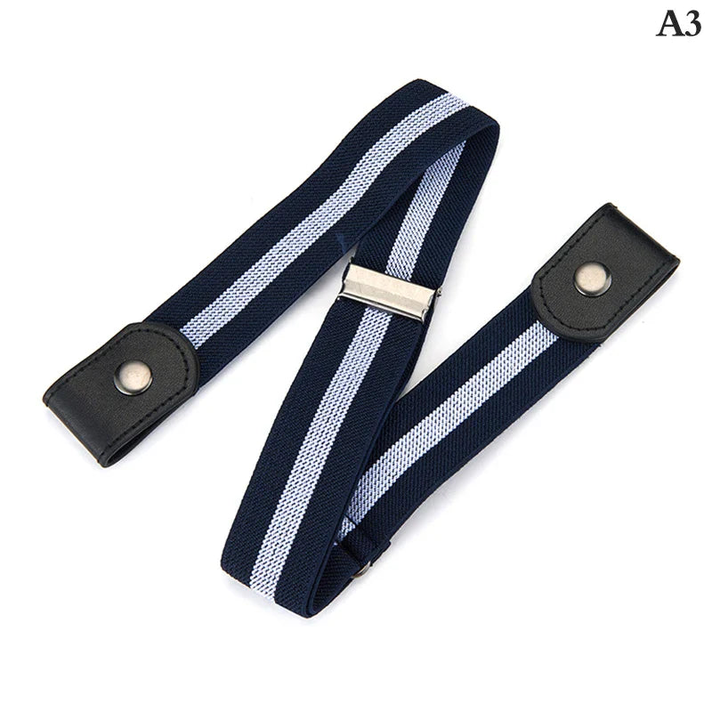 Buckle-Free Elastic Stretch Belt – Invisible Waist Band Unisex