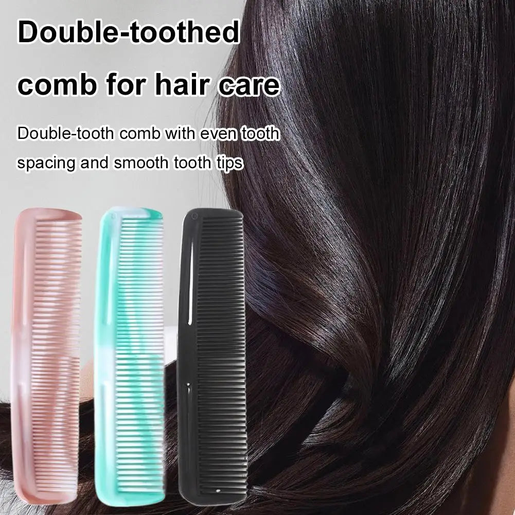 Mini Plastic Comb Small Hair Comb with Thick and Thin Teeth Portable Comb for Hotel Barber Accessories Women Hair Tools Peaceful Pleasures Health and Wellness